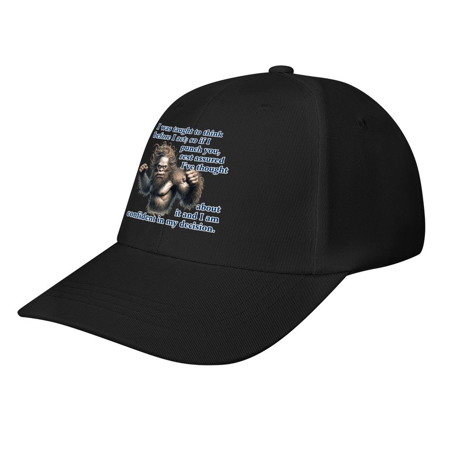 Bigfoot, Sasquatch “I was taught..", Baseball Cap – 8 Colors