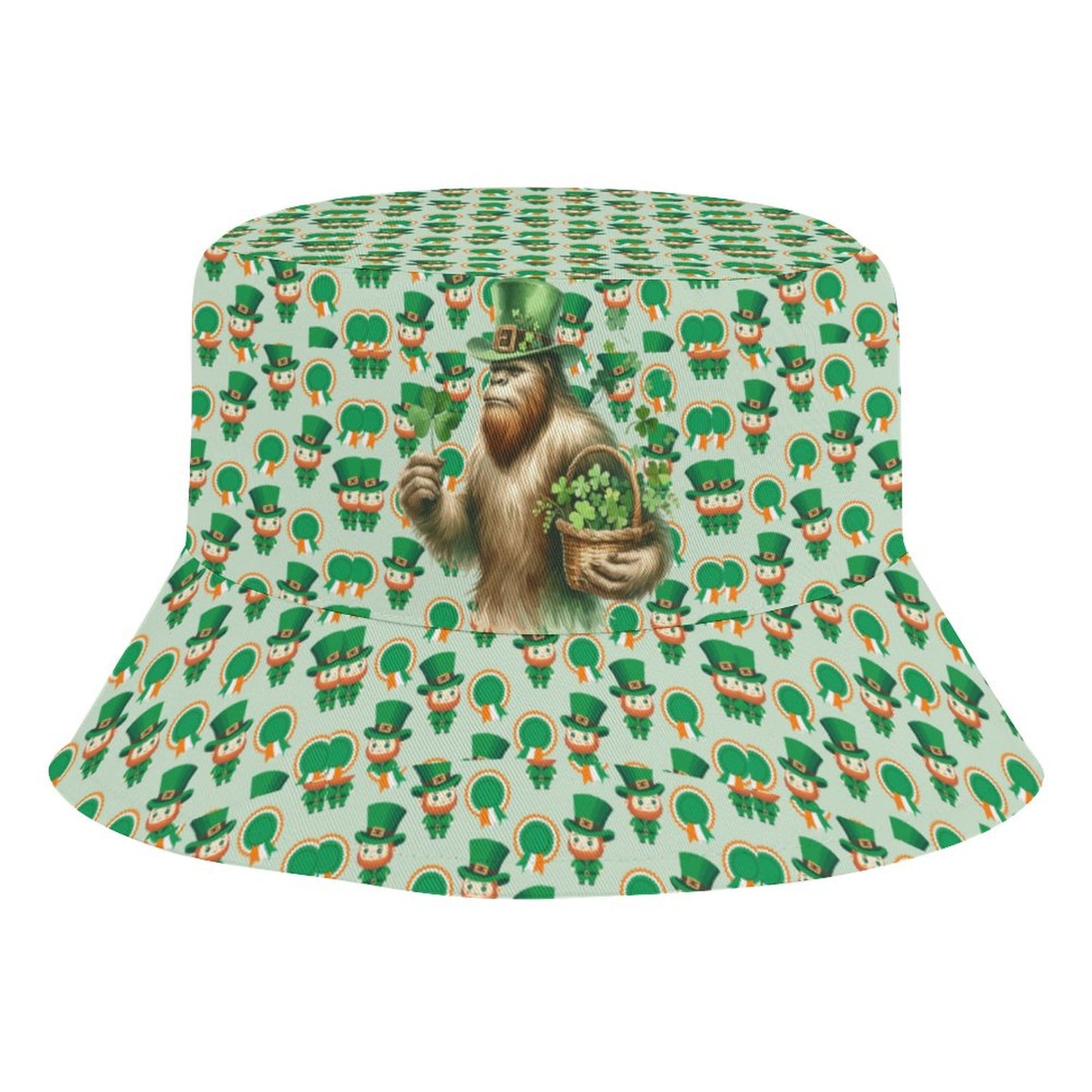 Bigfoot / Sasquatch, St Patrick, Kid’s Bucket Hat