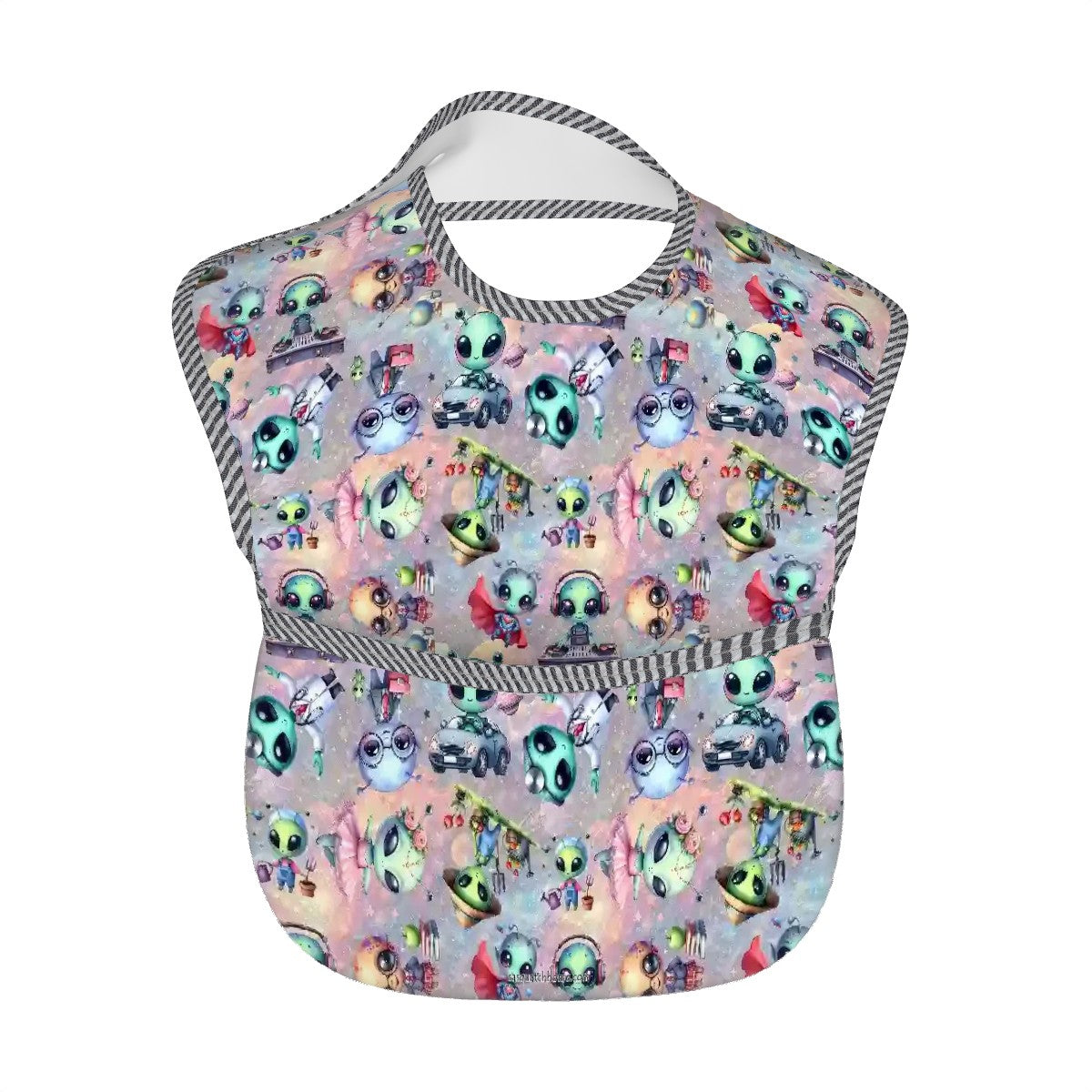6 Alien Designs, Baby Bibs Customized Services