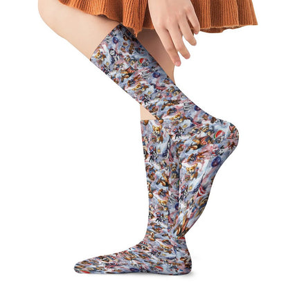 8 Patriotic Designs, 15.5 Inch Tube Socks