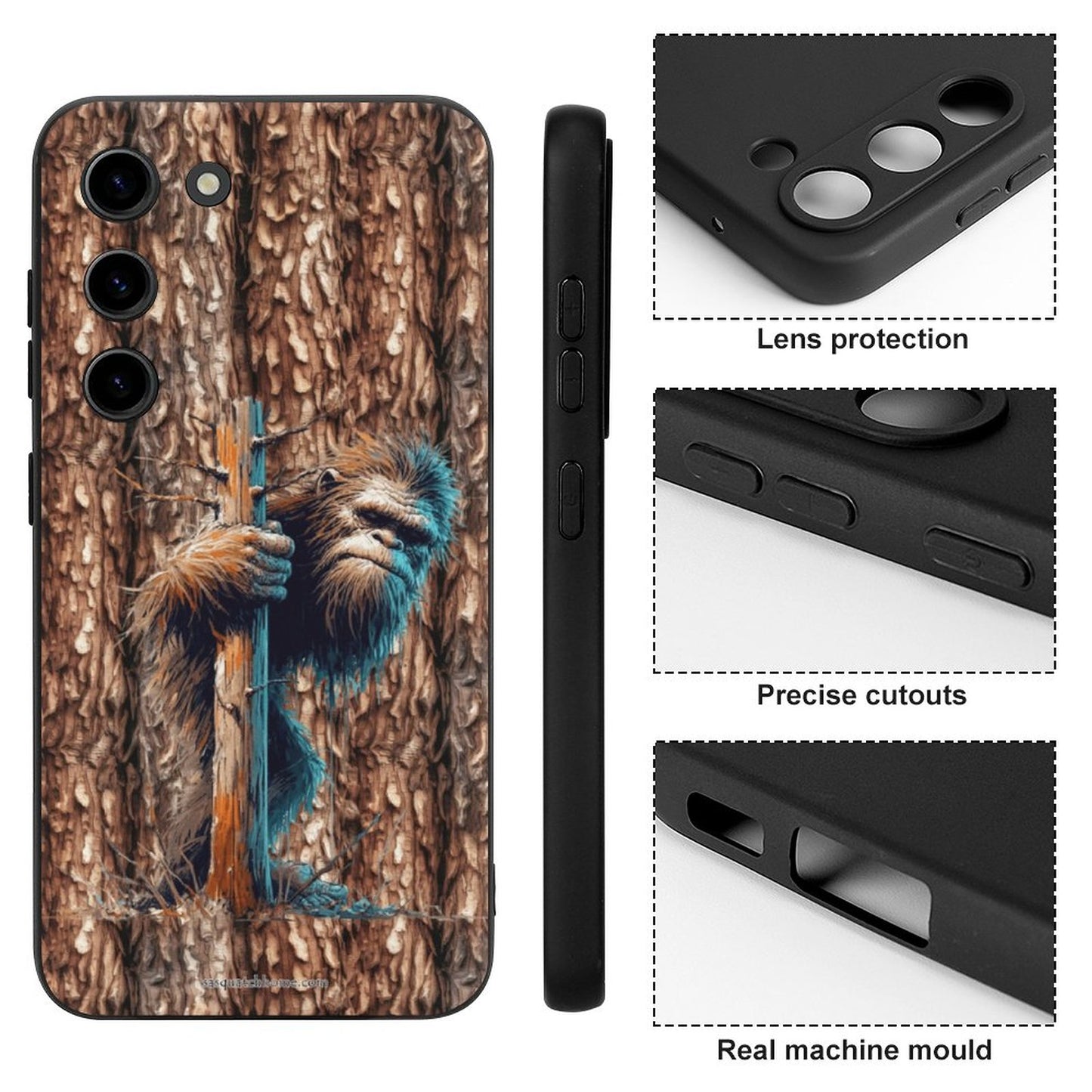 Bigfoot / Sasquatch Hiding, Samsung S23 Series TPU Cell Phone Case