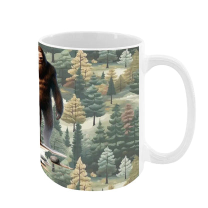 Sarcastic Sasquatch "Boo f_cking hoo", Large 15 Ounce Colorful Mugs – Made In USA