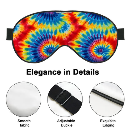 Tie Dye 2 Sided Soft Eye Sleep Mask – sleep aid, nap gear