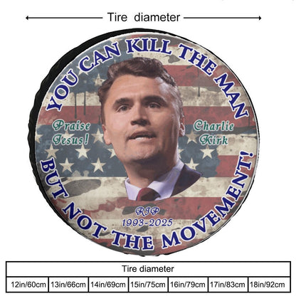 Charlie Kirk Memorial, Oxford Cloth Tire Cover