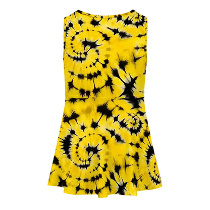 10 Tie Dye Designs, Girl’s Sleeveless Dress