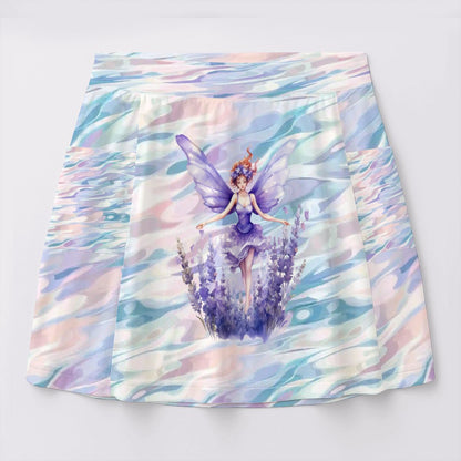 Fairy, Women’s Milk Silk Sports Skorts with Pockets