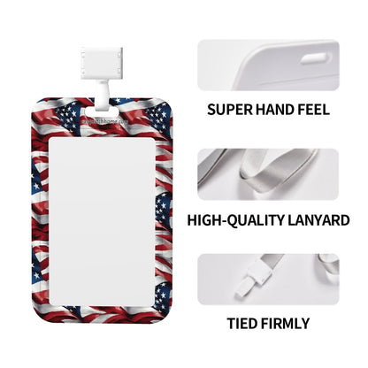 Female Marine Officer, Durable Double Sided Badge Holder
