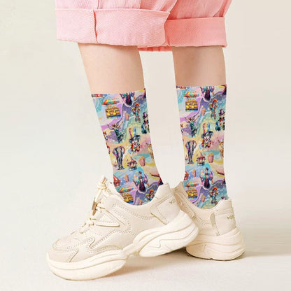 20 Beautiful Misc Designs, Children’s Polyester Socks