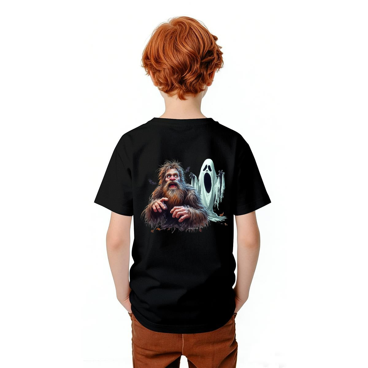 Bigfoot Sasquatch Designs, Kid’s Double Sided Gildan 5000B T Shirt