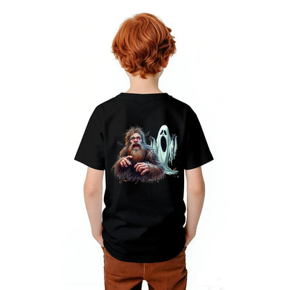 Bigfoot Sasquatch Designs, Kid’s Double Sided Gildan 5000B T Shirt