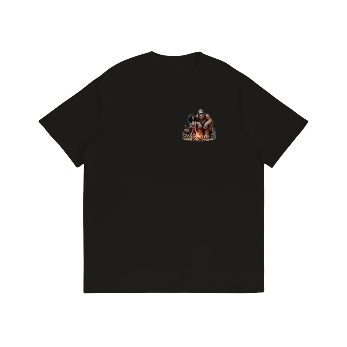 Sarcastic Sasquatch / Bigfoot Short Sleeve Cotton T-shirt , 180GSM