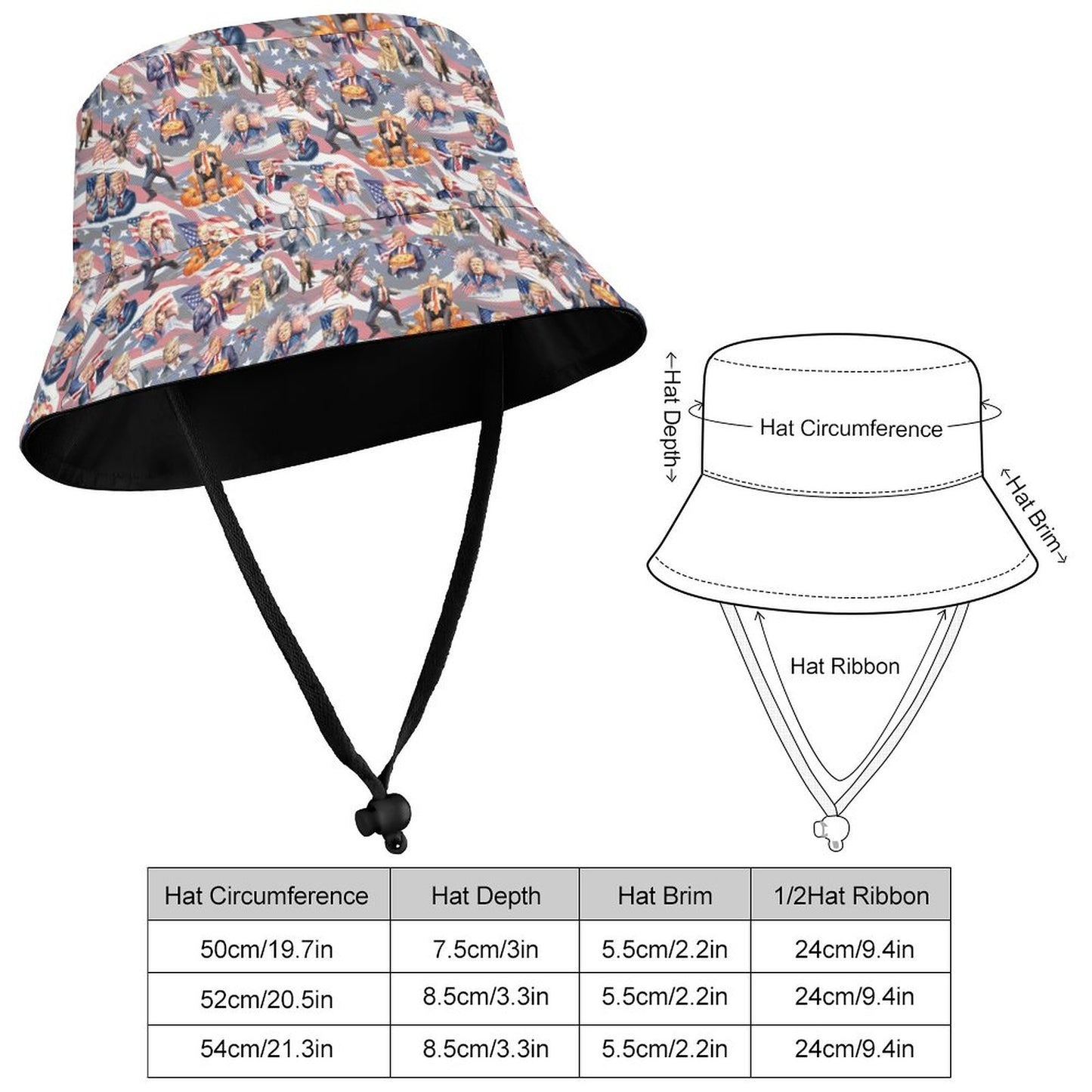 20 Donald Trump Designs, Kid’s Bucket Hat