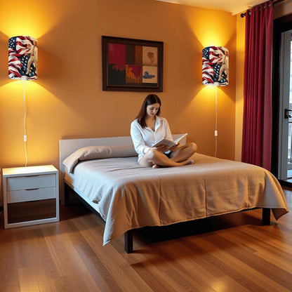 Trump Dancing, Wall Sconces, Set of 2, Plug In