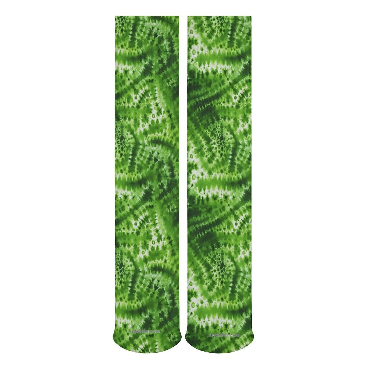 19 Tie Dye Designs, 15.5 Inch Tube Socks