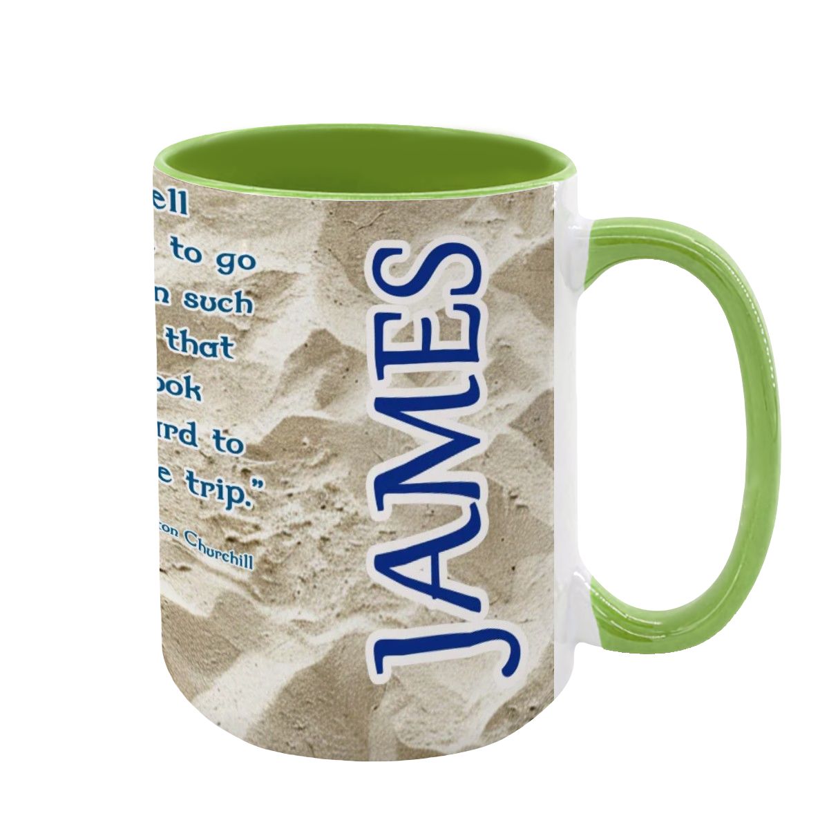 Sarcastic Sasquatch "Tact is the..", Large 15 Ounce Colorful Mugs – Made In USA