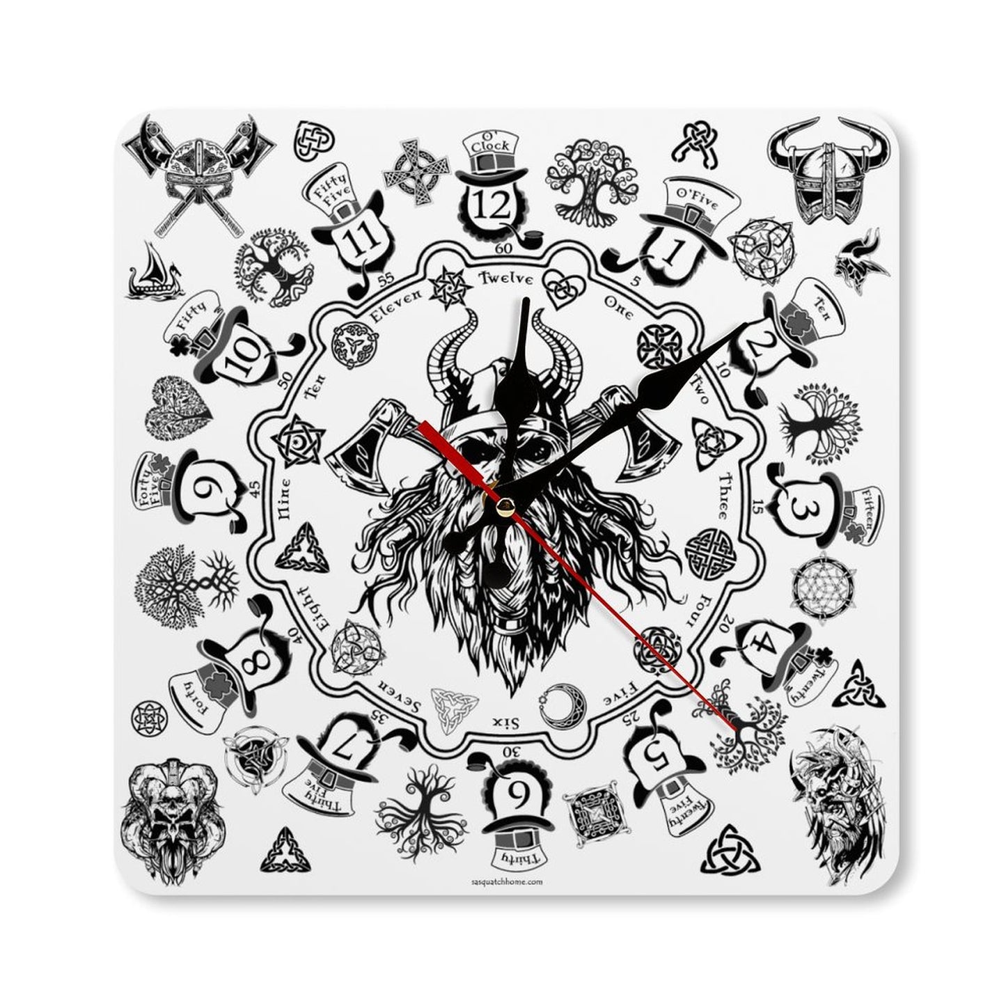 Irish Pride Square Wall Clock
