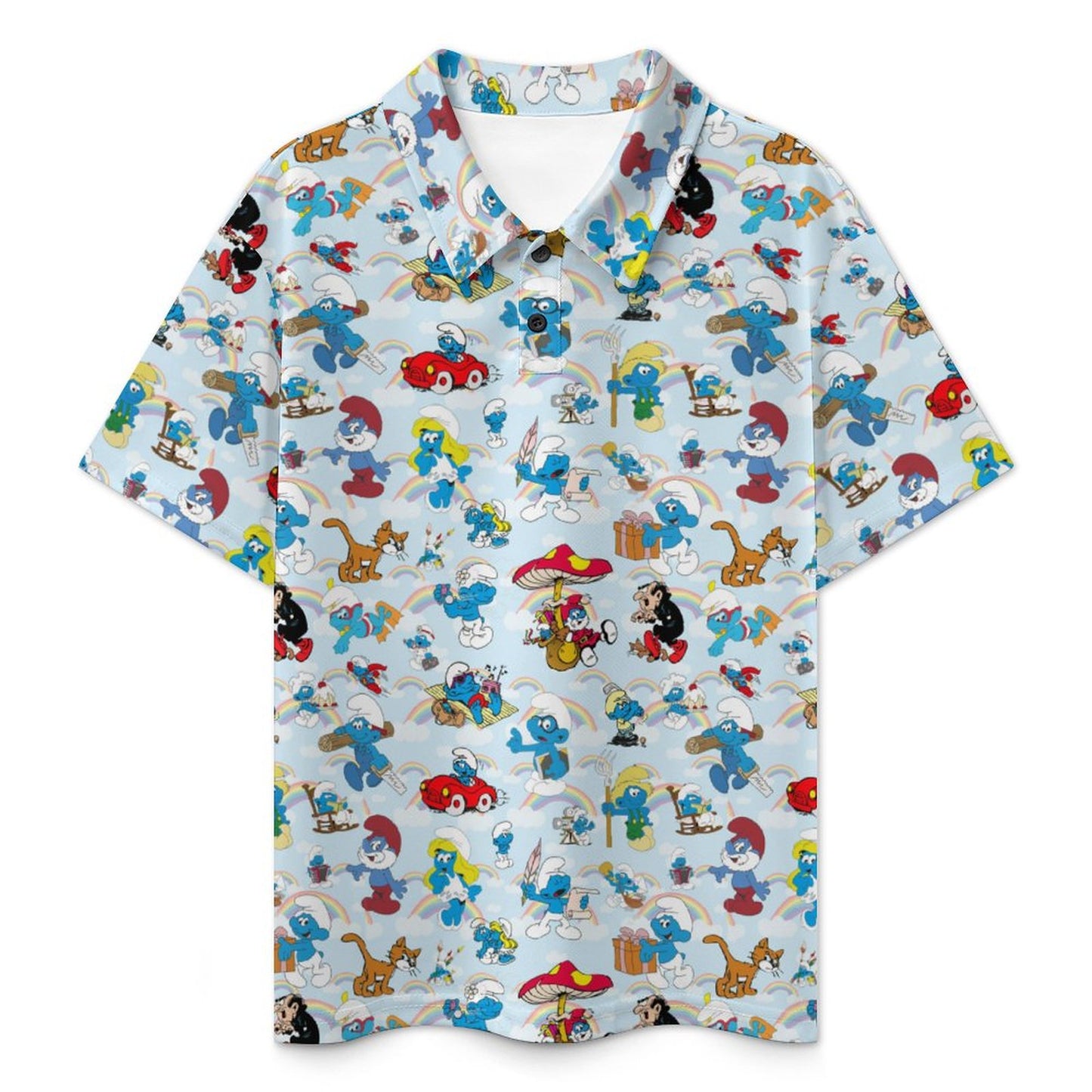10 Misc Designs, Kids Button Down Polo Shirt