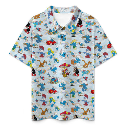 10 Misc Designs, Kids Button Down Polo Shirt