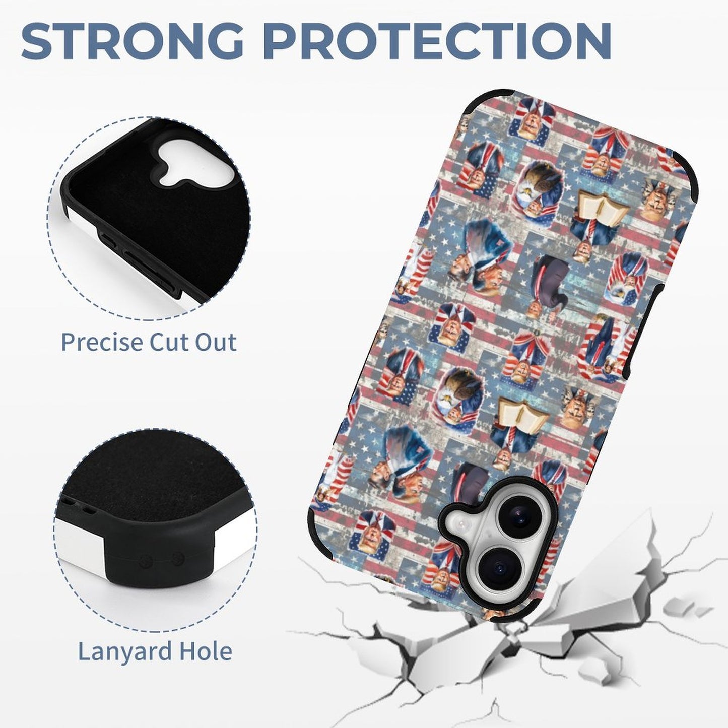 20 Donald Trump Designs, Microfiber iPhone 16 Cases