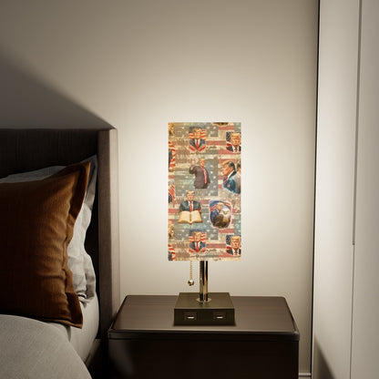 20 Donald Trump Designs, Square Table Lamp with USB Ports, Charger