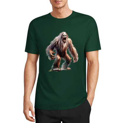 Bigfoot - Sasquatch Scary Short Sleeve Cotton T-Shirt