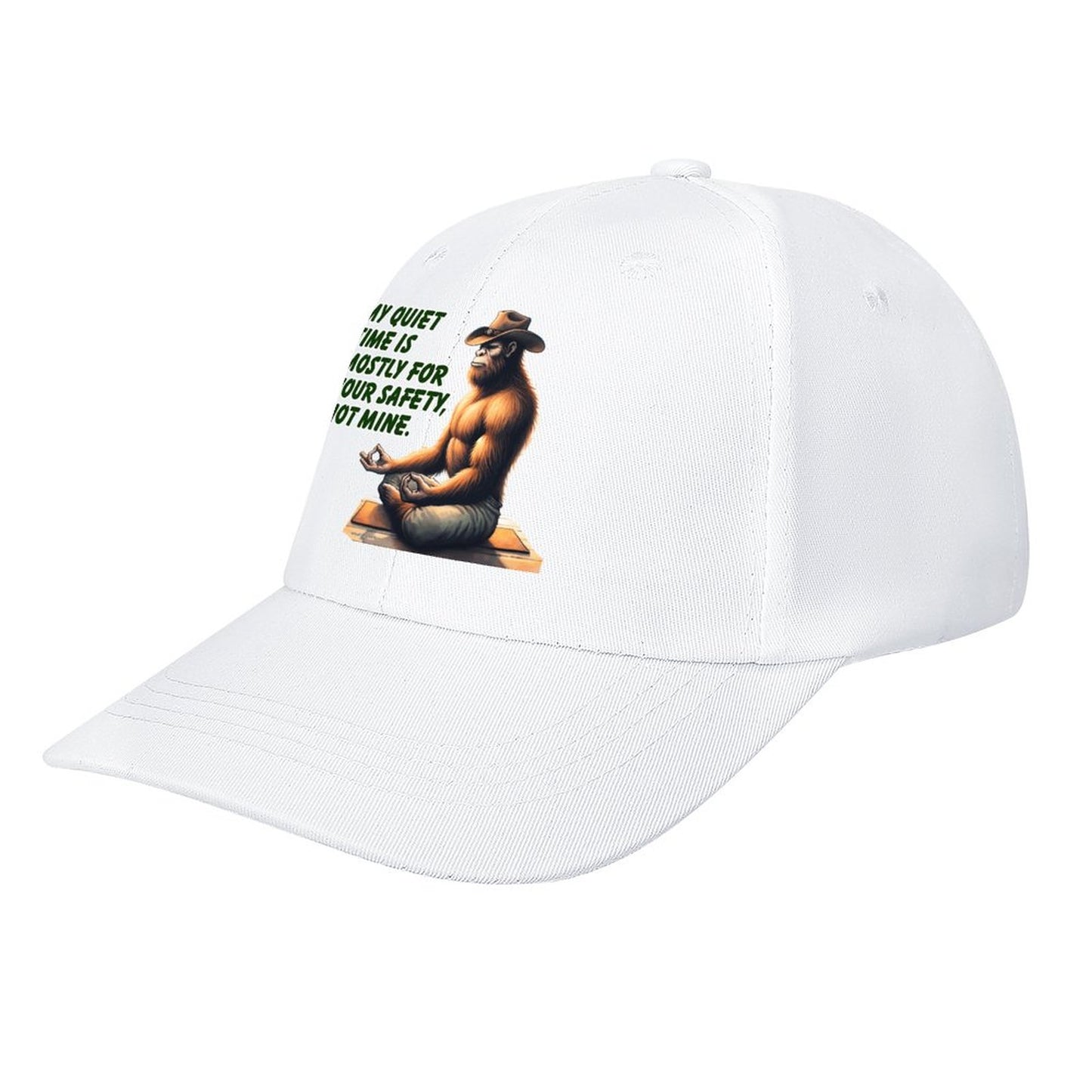 Bigfoot / Sasquatch “My quiet time..", Baseball Cap – 8 Colors