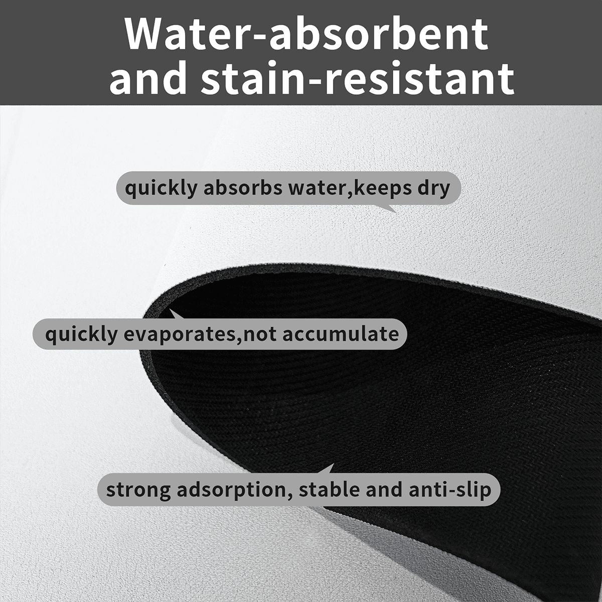 Zen Bigfoot / Sasquatch, Yoga, Waterproof Pet Food Mat