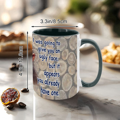 Sarcastic Sasquatch "I was going to..", Large 15 Ounce Colorful Mugs – Made In USA