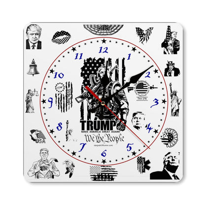 Donald Trump Badass, Square Wall Clock