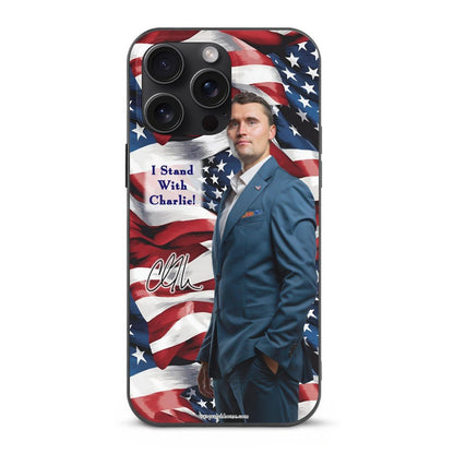 Charlie Kirk Memorial, TPU Apple iPhone 15 Series Case