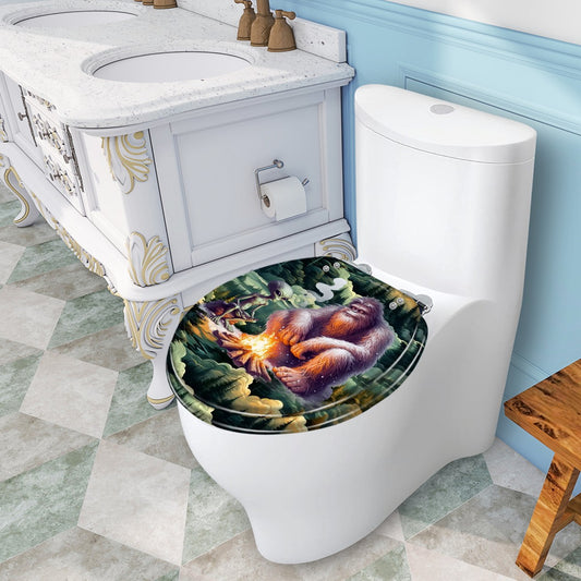 Bigfoot / Sasquatch & Alien, Universal Toilet Seat