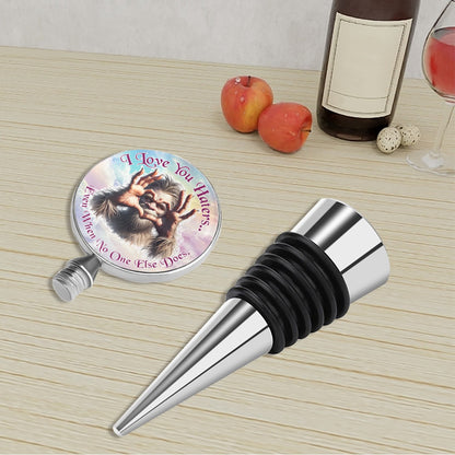 Bigfoot / Sasquatch "I love you..", Wine Bottle Stopper