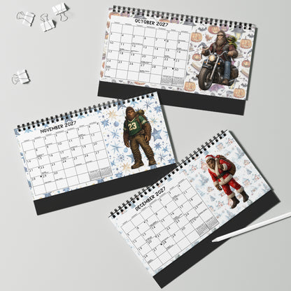 Bigfoot 10" x 5" Desktop Calendar
