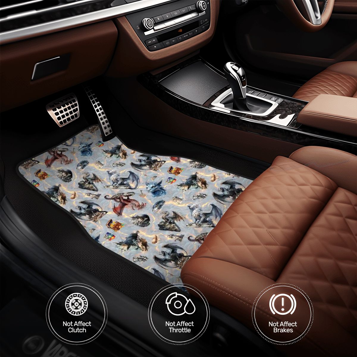 20 Misc Designs, 4 Piece Auto Floor Mats