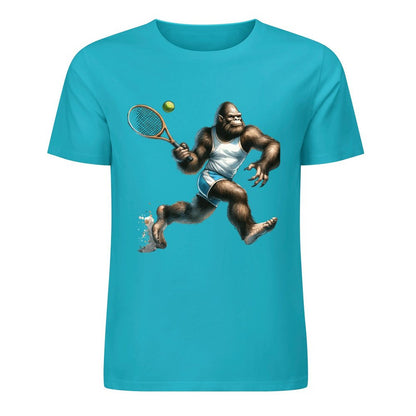 Bigfoot - Sasquatch Tennis Short Sleeve Cotton T-Shirt