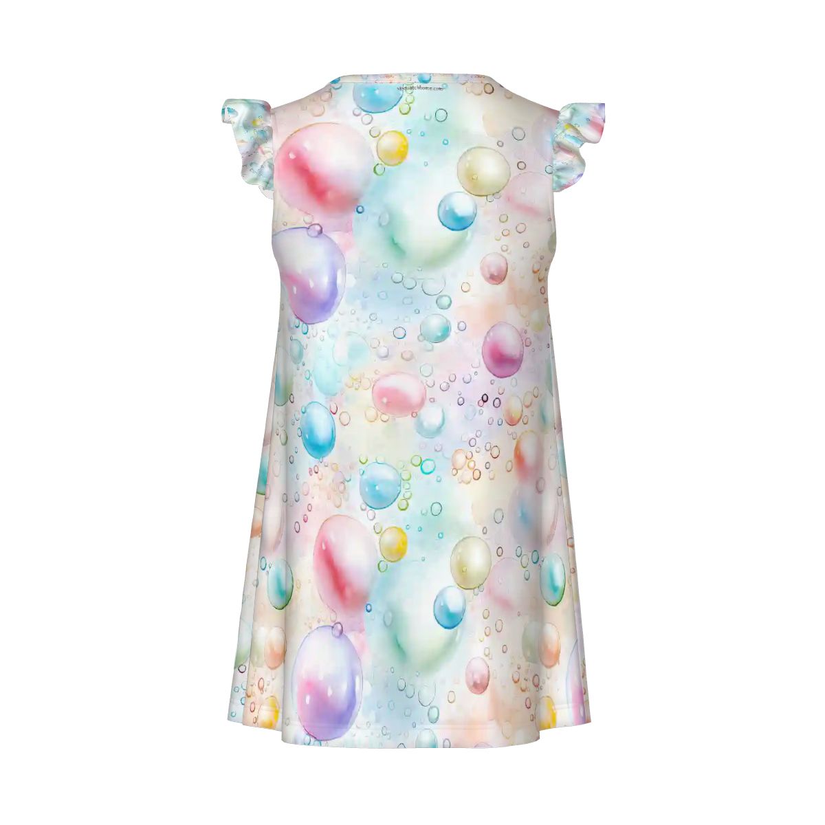 Rainbow Fairy Girl's Flutter Sleeve Nightgown