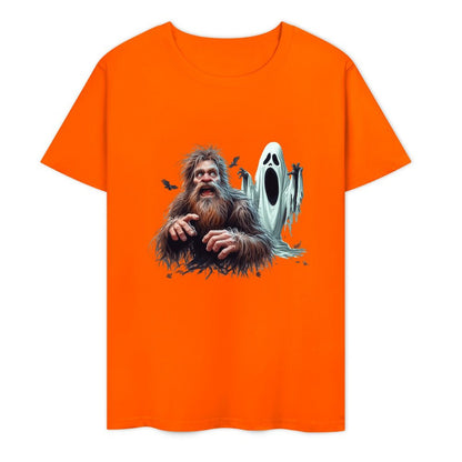 Bigfoot - Sasquatch Halloween Short Sleeve Cotton T-Shirt