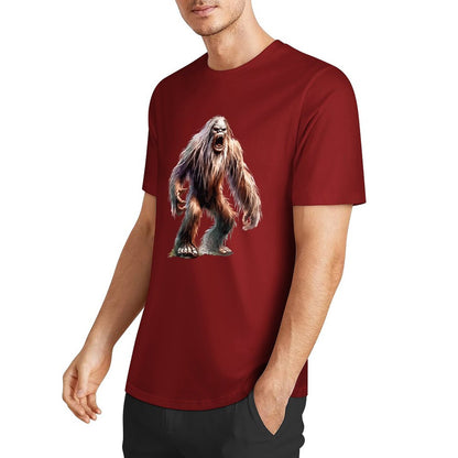 Bigfoot - Sasquatch Scary Short Sleeve Cotton T-Shirt