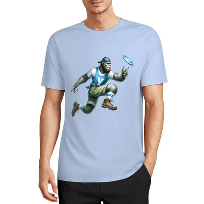 DTF 160gsm Cotton Men's Short Sleeve T-shirt (Front Printing)
