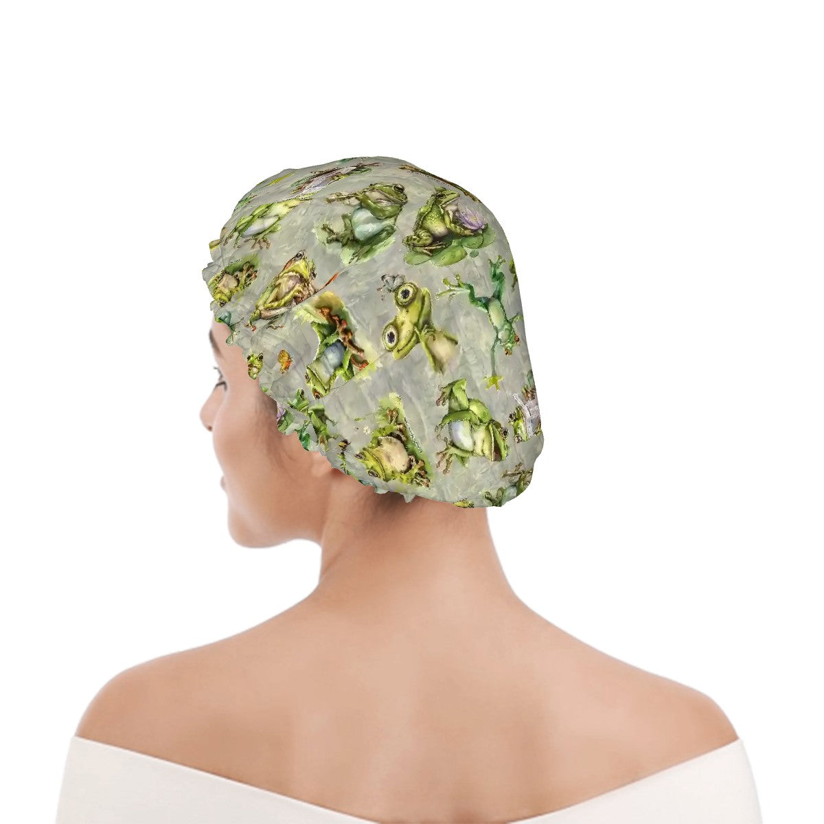 10 Animal Designs, Reusable Shower Cap
