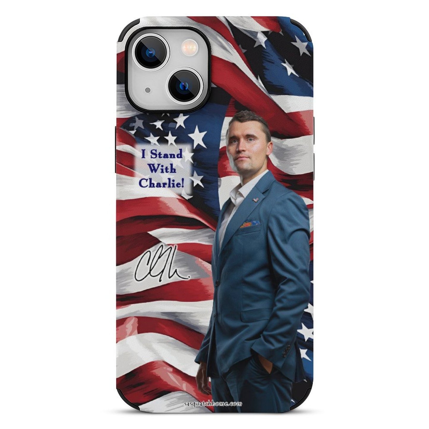 Charlie Kirk Memorial, Microfiber iPhone 13 Cases