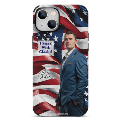 Charlie Kirk Memorial, Microfiber iPhone 13 Cases