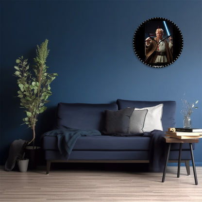 Donald Trump Jedi, Wooden Wall Clock