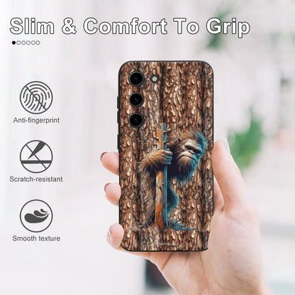 Bigfoot / Sasquatch Hiding, Samsung S23 Series TPU Cell Phone Case