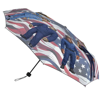 Armed Forces Sasquatch / Bigfoot Designs 38” UV Protection, Water Wicking Umbrella