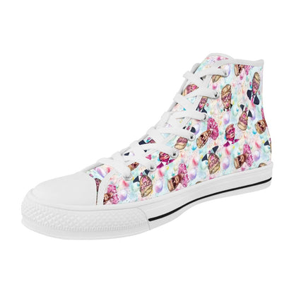 20 Donald Trump Designs, Women's High Top Canvas Shoes