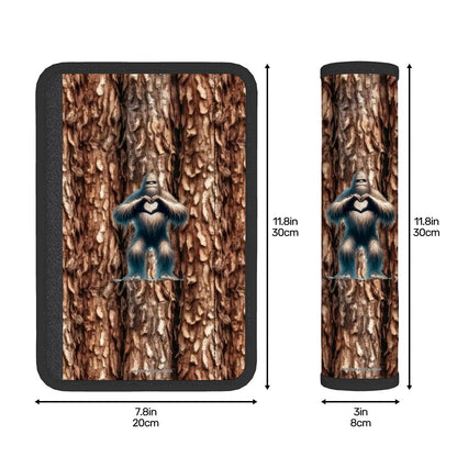 Sasquatch Love, Seat Belt Cover Pad For Adults 2 Pcs