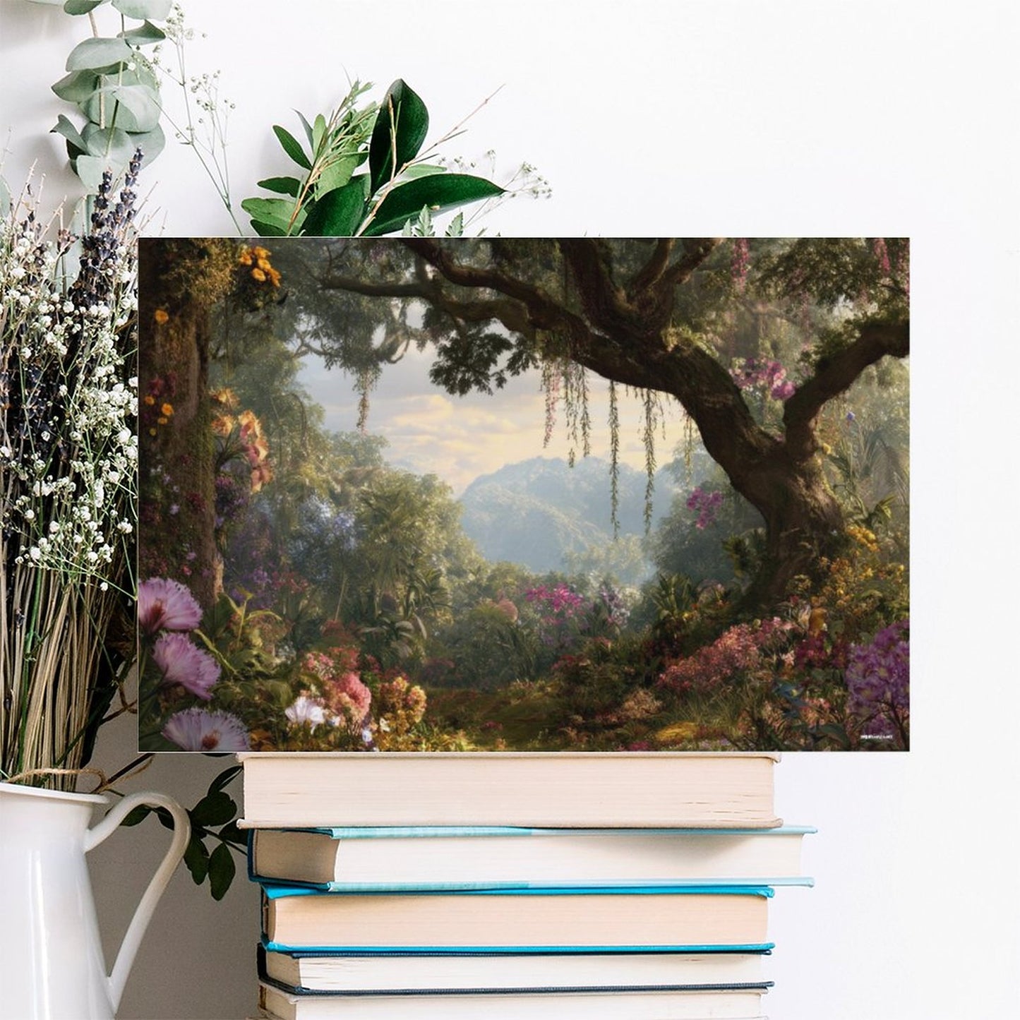 Forest Portal, Vintage Framed Canvas Art - 2 Sizes – Made in the USA