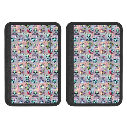 6 Alien Designs, Seat Belt Cover Pad For Adults 2 Pcs