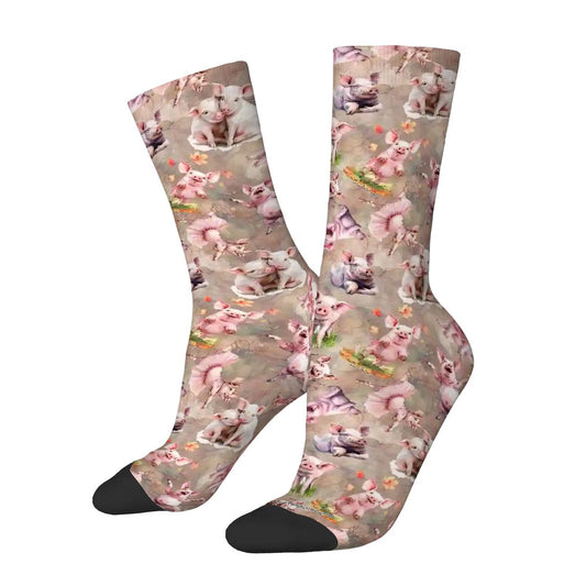 10 Animal Desings, Polyester Crew Socks